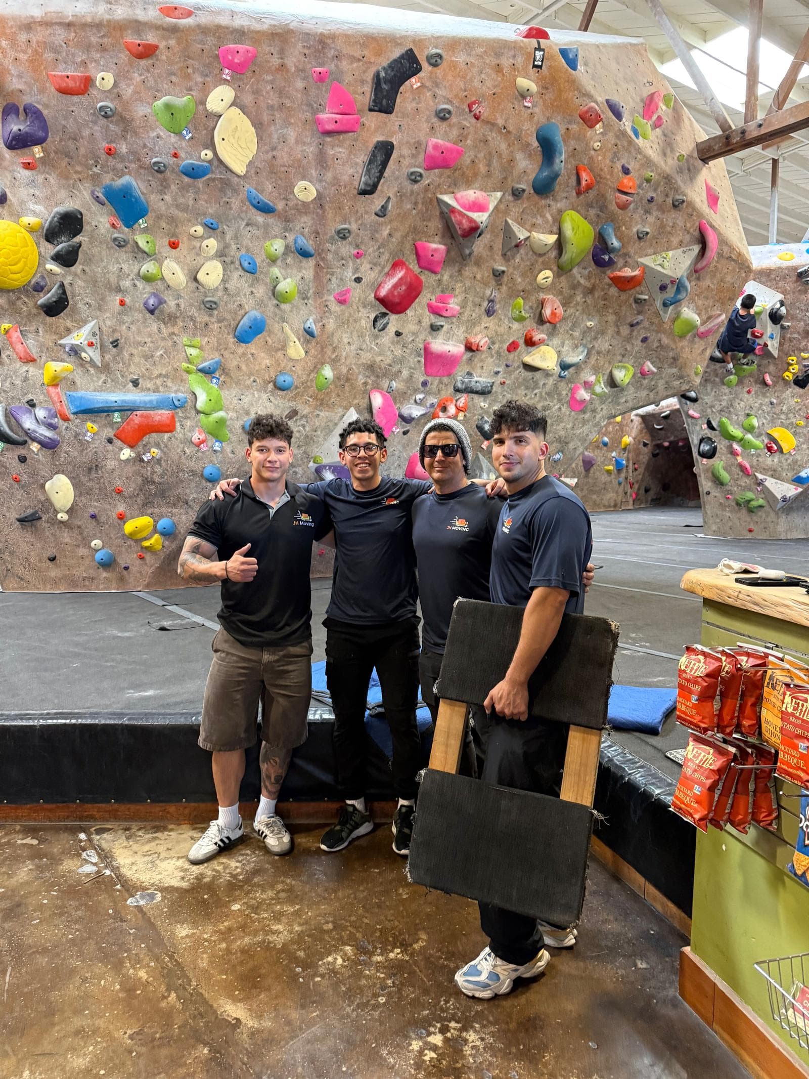 JH Moving — JH Moving team wrapping and loading